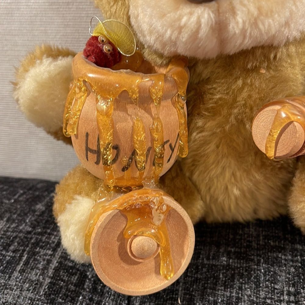 Vintage Unique Honey Bear Bunch by Laura Orzek Cranky Yankee Plush - Picture 3 of 3